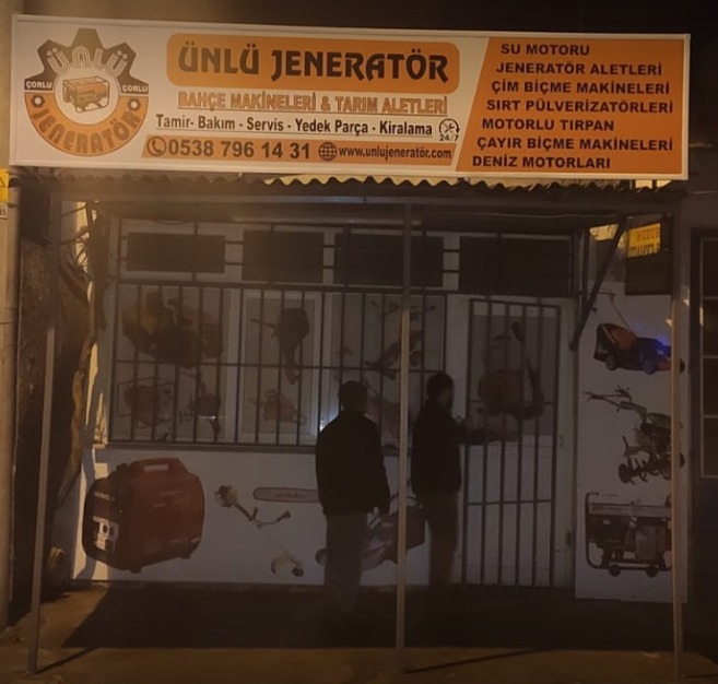 Ünlüjeneratör dükkanı - Çorlu eski sanayi sitesi
